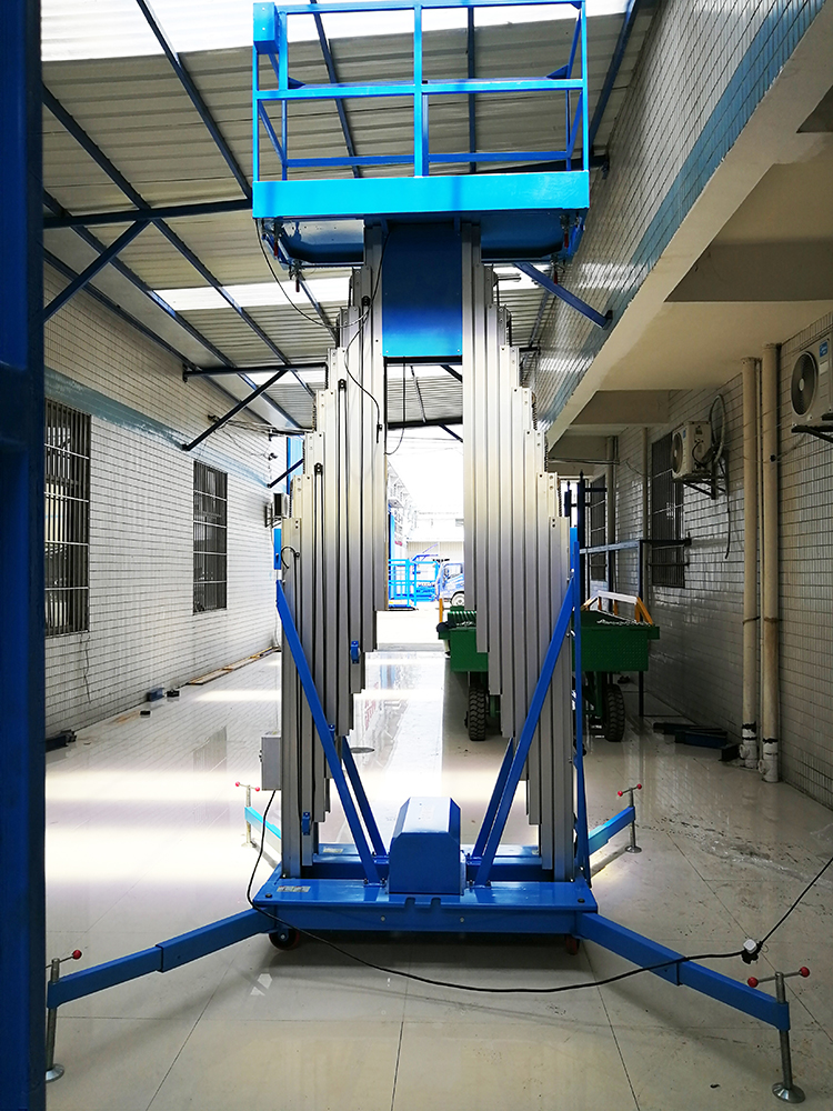 铝合金升降机的使用方法